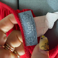 Women's red silver Blouses