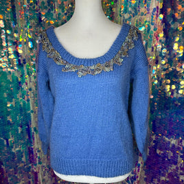 Women's blue multi Jumpers