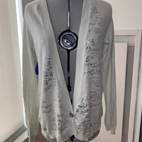 Gap Women's blue silver Cardigans