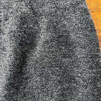 Women's Black and Grey Mini Skirt