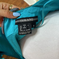 Terani Couture Women's blue silver Dresses