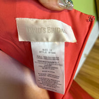 David's Bridal Women's pink orange Dresses