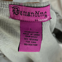 Say What? Women's grey silver Vests