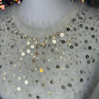 H&M Women's white cream Jumpers