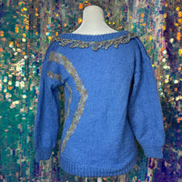 Women's blue multi Jumpers