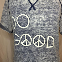 Women's blue white T-shirts