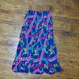 Women's multi blue Skirts