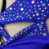 Women's blue silver Dresses