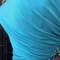 Women's blue multi Dresses