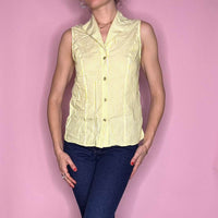 Jones New York Women's Yellow Blouse