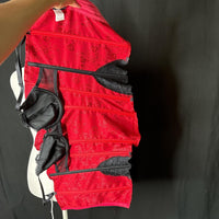 Vintage Frederick's of Hollywood Women's Red Corset