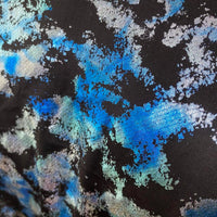 Women's blue silver Crop tops