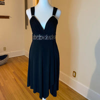 La Belle Women's black silver Dresses