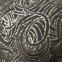 Women's black silver Blouses