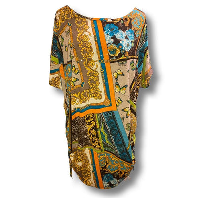 Women's blue multi Dresses