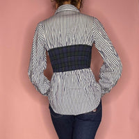 Women's Blue Multi Blouse