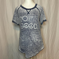 Women's blue white T-shirts