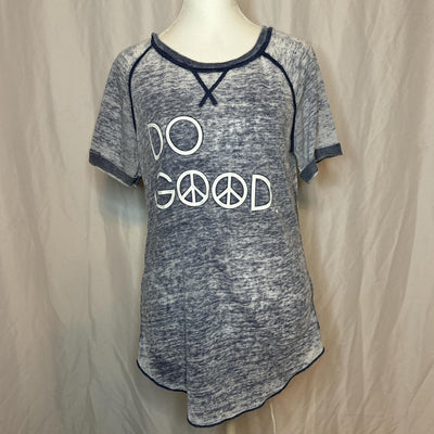 Women's blue white T-shirts