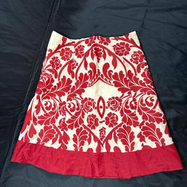 Ann Taylor Women's red cream Skirts