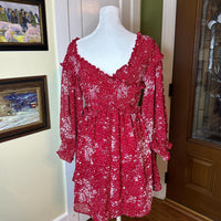 Women's red white Dresses