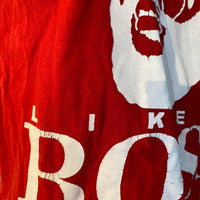 Gildan Women's red white Crop tops