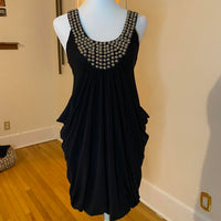 Women's black silver Dresses