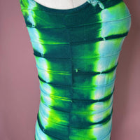 Bebe Women's Green Multi Dress