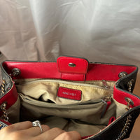 Nine West Women's Brown Red Bag