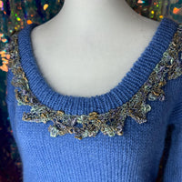 Women's blue multi Jumpers