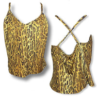 Women's black tan Vests