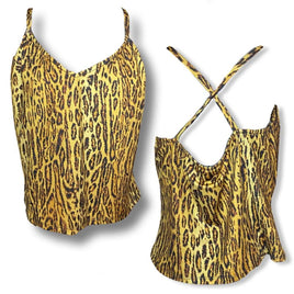 Women's black tan Vests