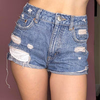 H&M Women's Blue Navy Shorts