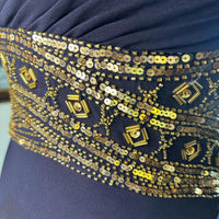 Betsy & Adam Women's black gold Dresses