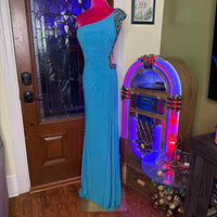 Women's blue multi Dresses