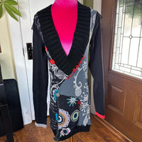 Women's black multi Dresses