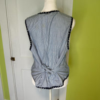 Women's red blue Vests