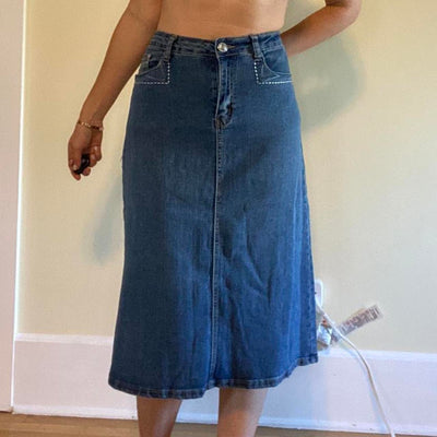 Women's blue Skirts