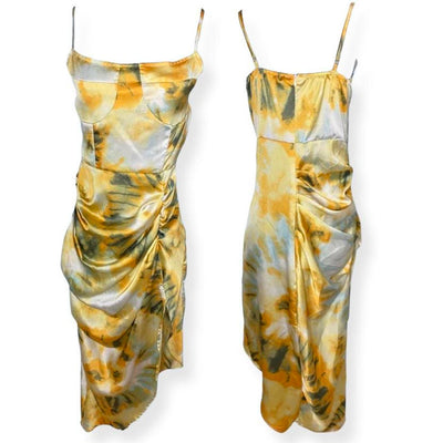 Women's yellow orange Dresses