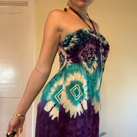 Women's purple blue Dresses