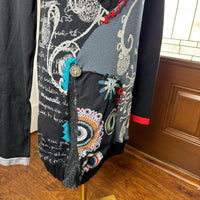 Women's black multi Dresses