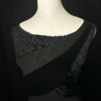 Carole Little Vintage Women's Black Grey Dress