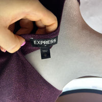 Express Women's burgundy purple Dresses