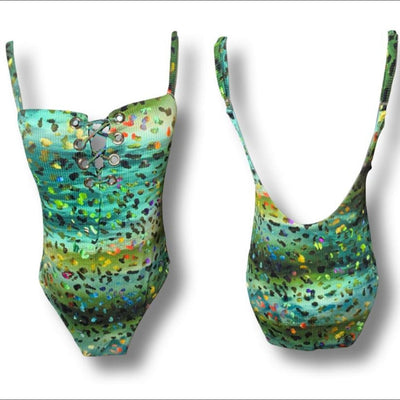 Women's multi green Bikini and tankini sets