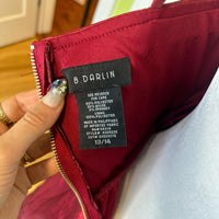 B Darlin Women's red burgundy Dresses