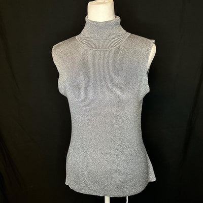 Rafaella Women's Grey Silver Sweater