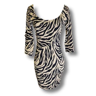 Women's black cream Dresses