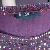 B Darlin Women's Pink Burgundy Dress