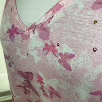 Basic Editions Women's pink white Shirts