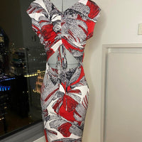 Women's red white Dresses