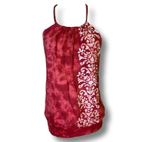 Women's red burgundy Vests